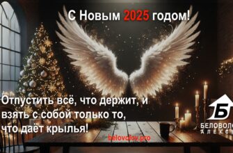 С Новым 2025 годом! – Отпустить всё, что держит, и взять с собой только то, что даёт крылья!